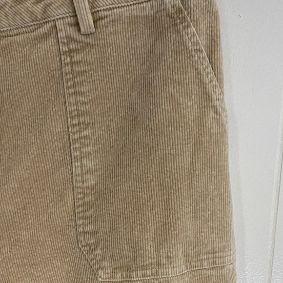 Mystree Pants Corduroy Flare Cabincore Gorpcore Beige Tan Size Large Size 30 - Picture 5 of 7